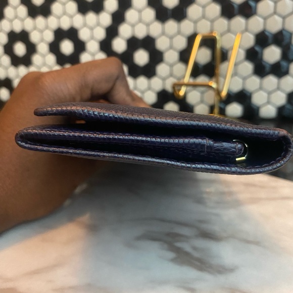 SALVATORE FERRAGAMO Ferragamo Salvatore long wallet ribbon embossed leather - Picture 4 of 9